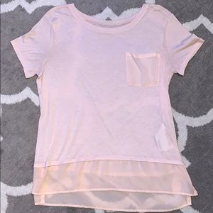 Pink hollister pocket shirt.